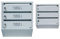 Ящик почтовый 3 секционный фото | Размер: 462x383x186-96 мм. | Количество секций 3 шт. | Цвет: Светло-серый (RAL 7035) Ящик почтовый 3 секционный фото | Размер: 462x383x186-96 мм. | Количество секций 3 шт. | Цвет: Светло-серый (RAL 7035)