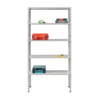 Стеллаж металлический СБС 50/100/4/207/150 (фото), внешние размеры: 2070x1000x500 мм., количество полок:  шт., цвет: Светло-серый (RAL 7035). Стеллаж металлический СБС 50/100/4/207/150 (фото), внешние размеры: 2070x1000x500 мм., количество полок:  шт., цвет: Светло-серый (RAL 7035).