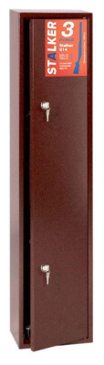 Оружейный сейф Stalker S14 (фото), размеры: 1300x300x200 мм., для хранения 3 руж. высотой до 1290 мм.