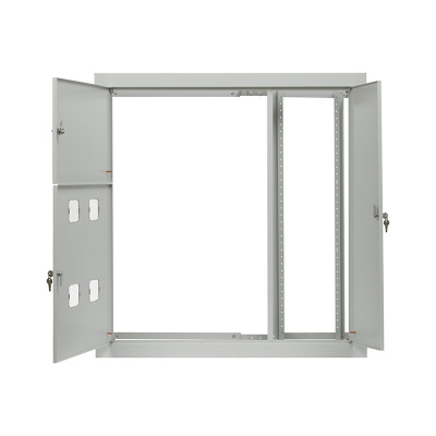 Щит этажный со съемной монтажной рамой (фото), внешние размеры: 950x1000x150 мм., цвет: Светло-серый (RAL 7035). Щит этажный со съемной монтажной рамой (фото), внешние размеры: 950x1000x150 мм., цвет: Светло-серый (RAL 7035).