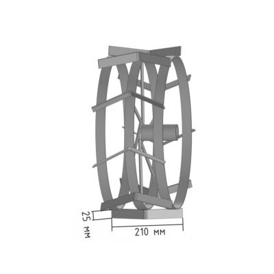 Грунтозацепы для мотоблока (460х210 мм) под круглый вал Грунтозацепы для мотоблока (460х210 мм) под круглый вал