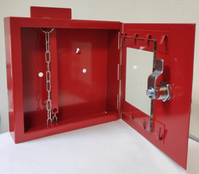 Ключница ПКР-1 (фото), внешние размеры:  мм., кол-во ключей:  шт., цвет: Красный (RAL 3020).