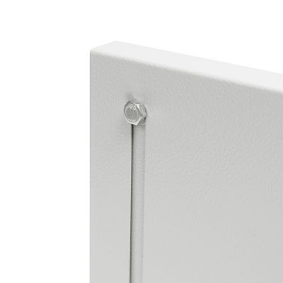 Цоколь верхний с компенсатором (фото), внешние размеры: 260-428х305х150 мм., цвет: Светло-серый (RAL 7035).