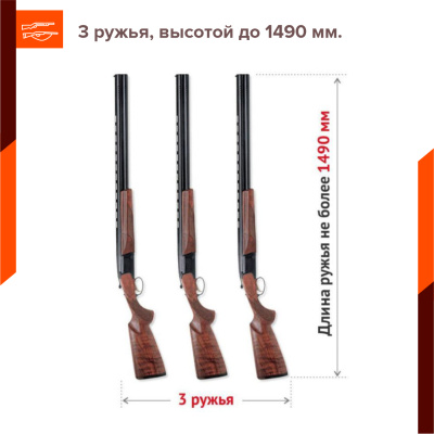 Оружейный сейф Stalker S16 (фото), размеры: 1500x300x250 мм., для хранения 3 руж. высотой до 1490 мм. Оружейный сейф Stalker S16 (фото), размеры: 1500x300x250 мм., для хранения 3 руж. высотой до 1490 мм.