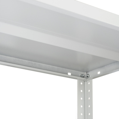 Стеллаж металлический СБС 30/100/4/207/100 (фото), внешние размеры: 2070x1000x300 мм., количество полок:  шт., цвет: Светло-серый (RAL 7035). Стеллаж металлический СБС 30/100/4/207/100 (фото), внешние размеры: 2070x1000x300 мм., количество полок:  шт., цвет: Светло-серый (RAL 7035).