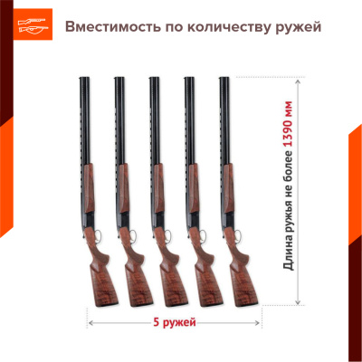 Оружейный сейф Stalker S10 (фото), размеры: 1400x450x280 мм., для хранения 5 руж. высотой до 1390 мм. Оружейный сейф Stalker S10 (фото), размеры: 1400x450x280 мм., для хранения 5 руж. высотой до 1390 мм.