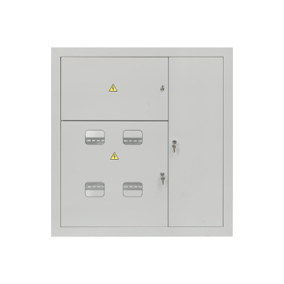 Щит этажный (фото), внешние размеры: 950x1000x150 мм., цвет: Светло-серый (RAL 7035).