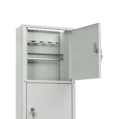 Короб связи и сигнализации КСС (фото), внешние размеры: 1890х300х145 мм., цвет: Светло-серый (RAL 7035).