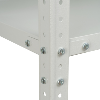 Стеллаж металлический СБС 30/100/4/207/100 (фото), внешние размеры: 2070x1000x300 мм., количество полок:  шт., цвет: Светло-серый (RAL 7035). Стеллаж металлический СБС 30/100/4/207/100 (фото), внешние размеры: 2070x1000x300 мм., количество полок:  шт., цвет: Светло-серый (RAL 7035).